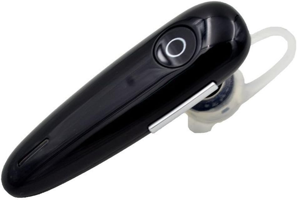 Bluetooth Headset, Wireless Bluetooth Earpiece with Microphone Mic Noise Cancelling Handsfree In-Ear Headphones Earbuds for Apple iPhone 7 6/6s/5s/5, Samsung Galaxy, HTC, LG, SONY, PC, Laptop (Black)