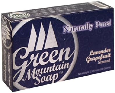 Lavender Grapefruit Wash Soap 2oz bar by Green Mountain Soap