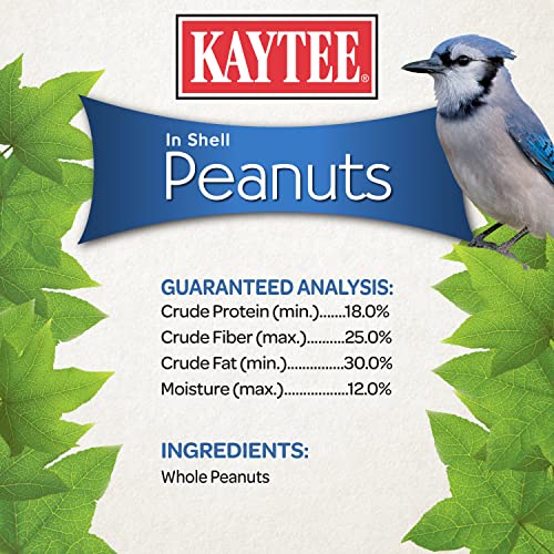Kaytee Peanuts in Shell for Squirrels, Woodpeckers, Nuthatches, Jays