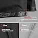 Patiassy 3 Layers Weber Kettle Grill Cover for Round Charcoal Grills 26.5