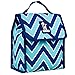 Wildkin Kids Insulated Lunch Bag – Reusable, Ideal for Hot/Cold Snacks, School & Travel - Chevron Blue