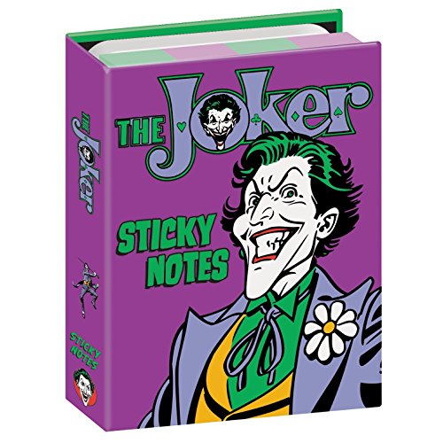 Dc comics batman s the joker sticky notes booklet