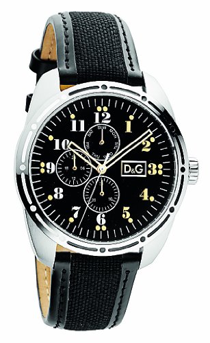 D&G Dolce & Gabbana Bariloche Multifunction Black Dial Men's watch #DW0640