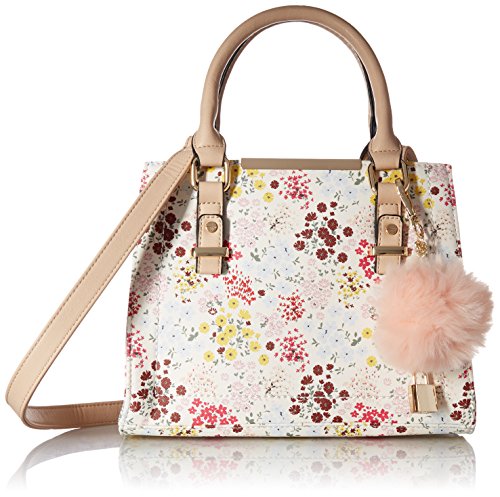Call it spring fumone top handle handbag, bone