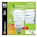 Xtricity Compact Fluorescent Light Bulbs T2 Spiral, E26 Base, 23W (100W Equivalent), 5000k Daylight, 1520 Lumens, CFL, 120V - UL Listed, (6 Pack)