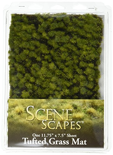 Bachmann Industries SceneScapes Tufted Grass Mat, Light Green