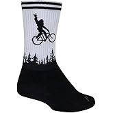 SockGuy Unisex Squatchit 6in Crew Athletic Cycling/Running Socks