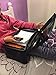 Black Folding 17″ x 11″ Lap Desk with Storage – Durable Lightweight Portable Laptop Computer Children Adult Kids Lap Desks for Homework or Reading. Breakfast Tray Food Tablethumb 4