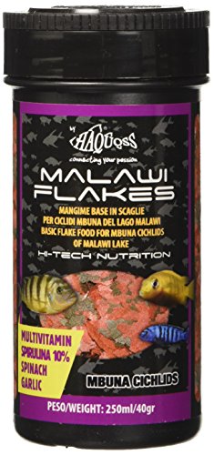 Haquoss Malawi Flakes Aliment en Flocons pour Cichlidés du lac Malawi, 250 ml/40 GR