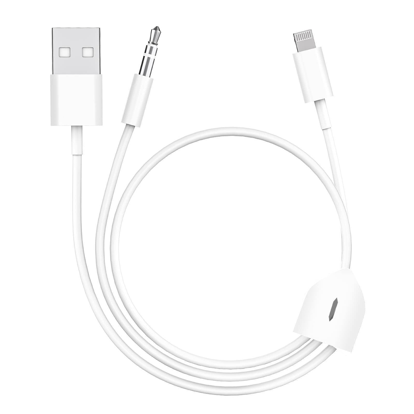 Photo 1 of [Apple MFi Certified]2 in 1 Audio Charging Cable Compatible with iPhone,Lightning to 3.5mm Aux Cord Audio Jack Works with Car Stereo Speaker Headphone Car Charger Support iPhone 12/11/11 Pro/XS/XR/8/7