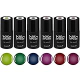 Maniology (formerly bmc) Sheer Summer - Stained Glass Crystalline Gel Nail Lacquer Full Collection - Set of 6