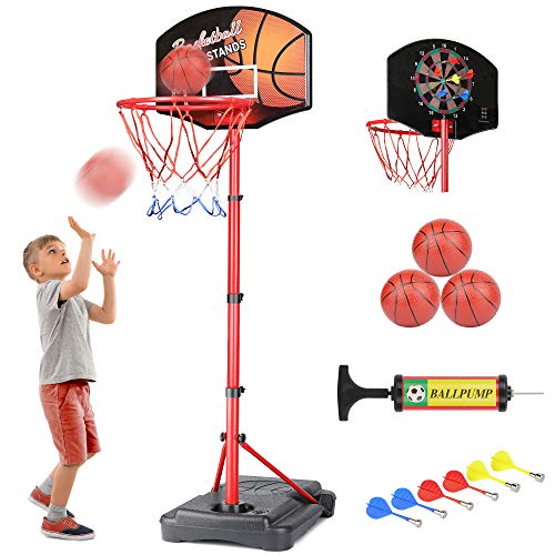 KAMDHENU Basketball Hoop, Kids Toy Basketball Hoop with Darts Target 2