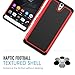 Sony Xperia C5 Ultra Case, MoKo [Shock Absorption] Slim Dual Layer Protective Case with Soft Silicone Bumper and Rigid PC Back Cover for Sony Xperia C5 Ultra 6.0 Inch (2015) - Red