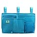 Startostar 8 Pocket Bedside Storage Bag Caddy Hanging Organizer with Improved 3 Straps - Best For Headboards, Bed Rails, Dorm Rooms,Bunk Beds, Hospital Beds