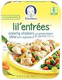 Gerber Lil' Entrees Creamy Chicken Stew with Vegetables with Green Beans & Carrots