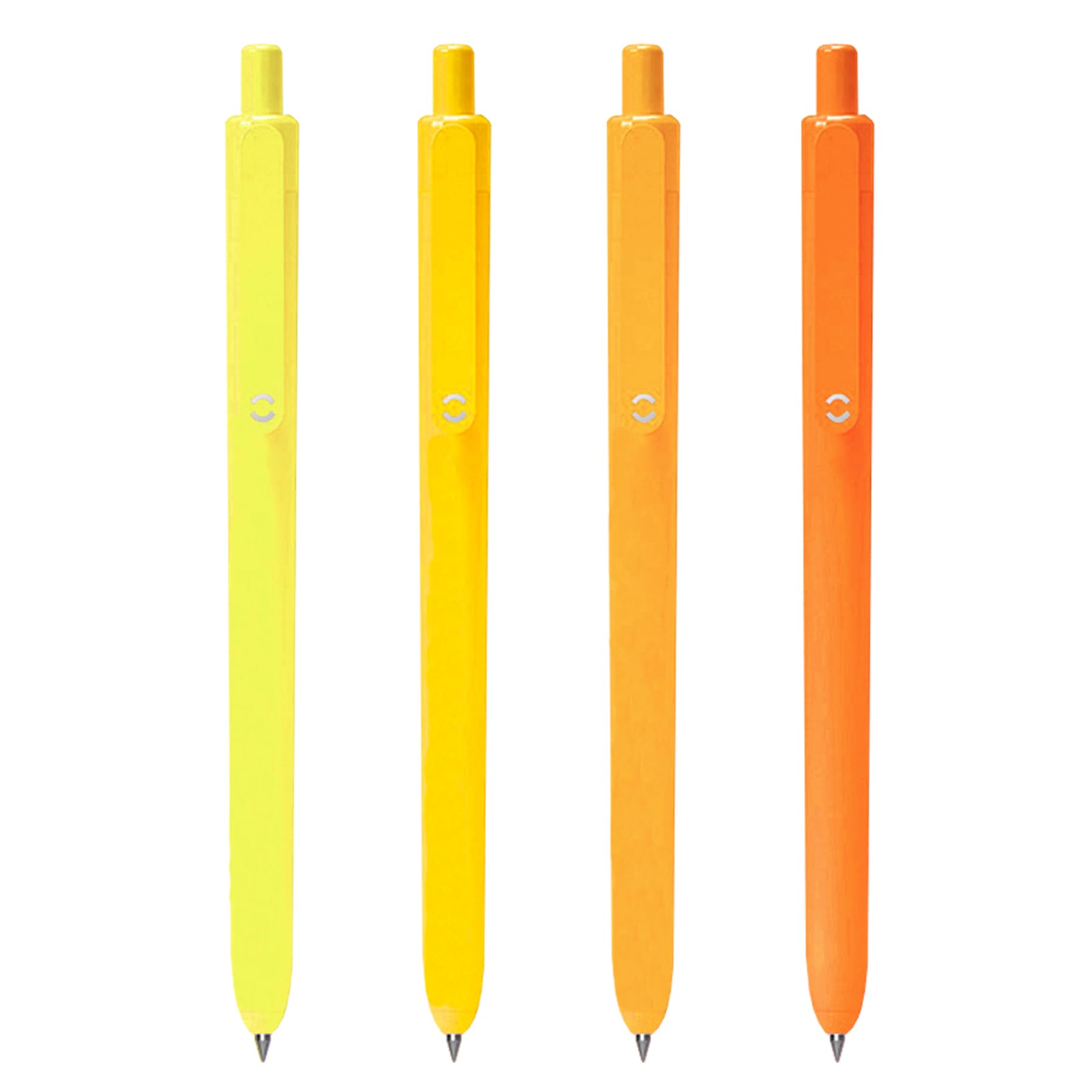 HeTaoCat 0.5mm Fine Point Retractable Gel Ink Pens (Orange)
