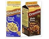 Sweet Home Farm Variety Bundle, 20.5 oz (Pack of 2) includes 1-Pack of French Vanilla Granola With Almonds + 1-Pack of Maple Pecan with real maple syrup