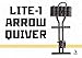 Trophy Ridge Lite-1 5 Arrow Quiver, Black
