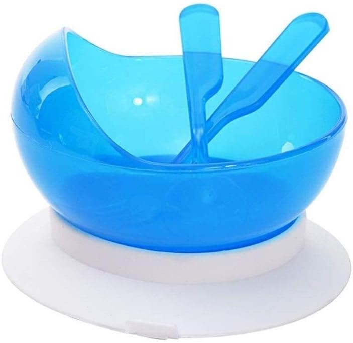 JJZXPJ Suction Bowls, Bowl With Suction Base With Fork And Spoon For