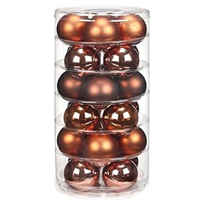 SSITG 24 kerstballen GLAS 6cm boomballen kerstballen kerstballen Kerstmis 60mm (levertijd is 3-7 dagen)