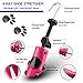 Bontip Shoe Stretcher, Pair of Professional 4-Way Shoe Stretchers Tough Plastic Shoe Trees Widener Expanders Stretch Length Width Height (Pink)