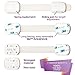 Baby Proofing Safety Cabinet Locks - Child Proof Latches for Drawer Cupboard Dresser Doors Closet Oven Refrigerator - Adjustable Childproof Straps by Oxlay - White - 6 Pack