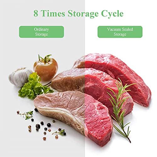 Anweller Vakuumiergerät, leichtes Folienschweißgerät für Sous Vide Kochen, für Folien bis 28 cm Breite, trockene feuchte… – Bild 3