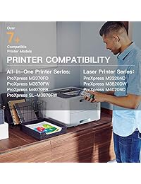 E Z tinta cartucho de tóner de repuesto compatibles para SAMSUNG D203L, 1 Negro Toner