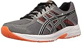 ASICS Men's Gel-Contend 4 Running Shoe, Carbon/Black/Hot Orange, 10 M US