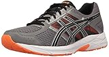 ASICS Men's Gel-Contend 4 Running Shoe, Carbon/Black/Hot Orange, 10.5 M US