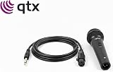 QTX Handheld Dynamic Microphone Vocal PA XLR to 6.3mm Lead Included view 6