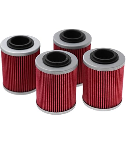 4-Pack KN152 HF152 Oil Filter Replacement for Can-Am Bombardier