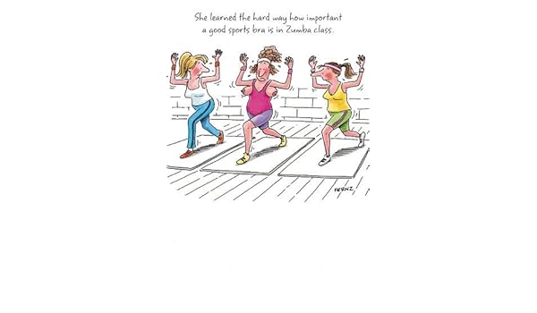 Avoir Images Amazon Com Sports Bra Zumba Class Funny Birthday Greeting Card actualisé par