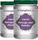 Piping Rock Moringa Leaf Powder 2 Bottles x 8 oz (227 g)