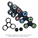 Anself Tri Fidget Hand Finger Spinner Spin Widget Focus Toy EDC Pocket Desktoy Triangle Spinner Gift for ADHD Children Adults Relieve Stress Anxiety