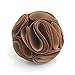 Smart Man Men's Fashion Lapel Flower Handmade Boutonniere Pin for Suit - Coffee