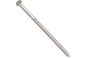 Simpson Strong Tie T10CRD1 10D Cedar and Redwood Decking Nails 3-Inch and 12-Gauge, 316 Stainless Steel, 1-Pound, 120-Piece