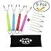 Startostar 9pcs Marshmallow Roasting Sticks, Set of 4 Telescoping Hot Dog Forks Smores Skewers | Canvas Bag, 4 Exchangeable Heads 30 Inch for Campfire,Camping,Picnic,Patio Fire Pit
