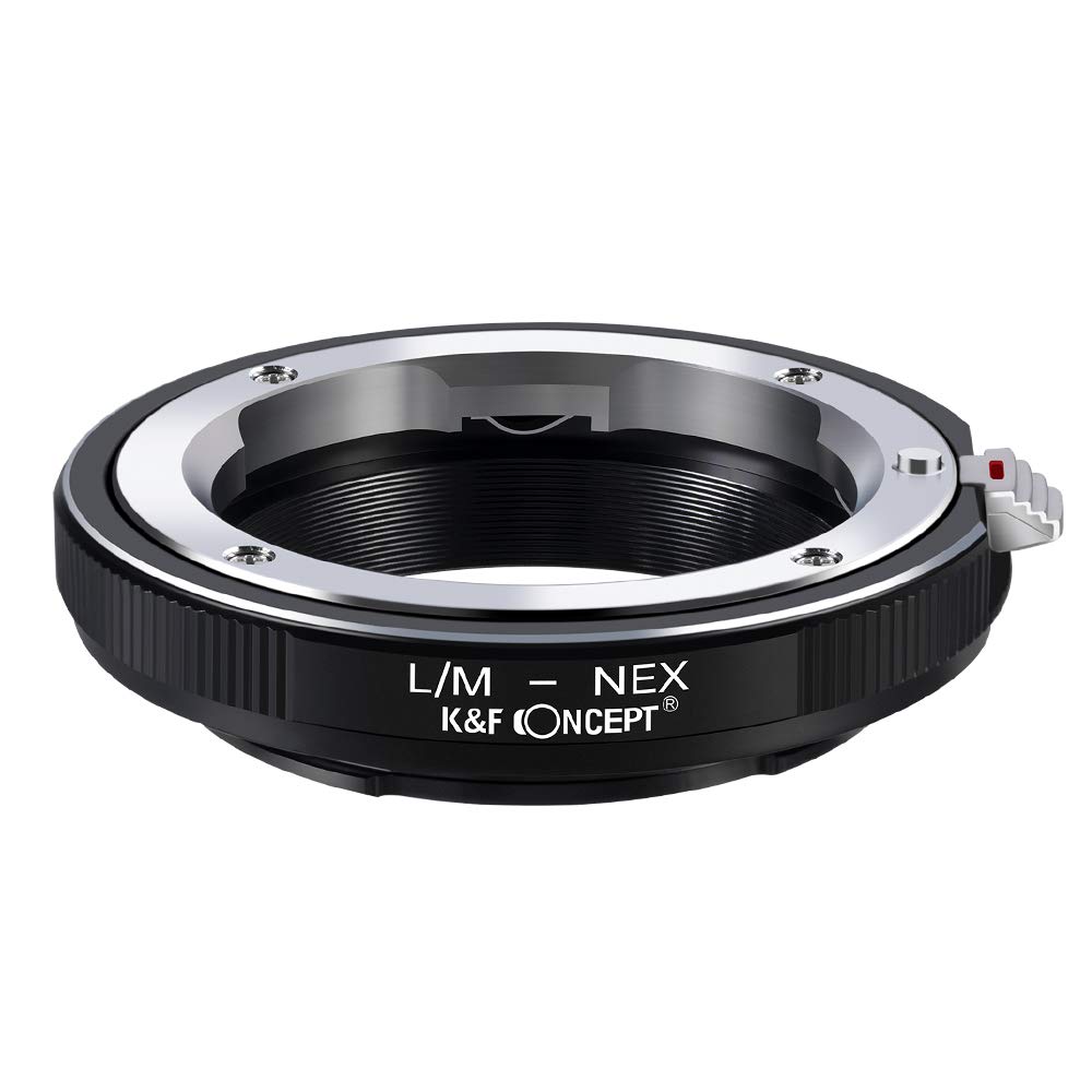 K&F CONCEPT Leica M to NEX Lens Mount Adapter, Compatible with Leica M LM Mount Lens and Compatible with Sony E-Mount Cameras