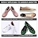 STRATOMAX Memory Foam Magnetic Massage Insoles, Acupressure Foot Therapy Pain Relief Unisex Shoe Insoles Washable and Cutable 1 Pair