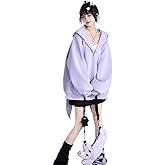 YTRPI Women's Oversize Kawaii Long Rabbit Ears Hooded Sweater Girl Sweet Y2K Hoodie