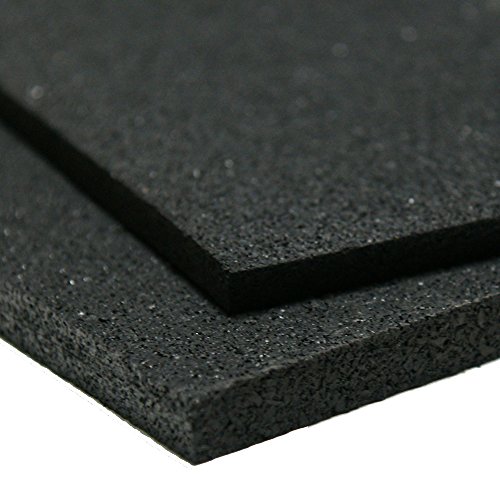 RubberCal Recycled Rubber 60A Rubber Sheets and Rolls 1/4" Thick