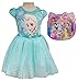 CherWow® Kids Children Girls Cartoon Elsa Princess Cosplay Mesh Bubble Dress