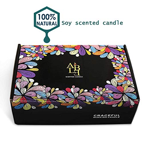 YIHANG Scented Candle Gift Set - (6 x 2.2 Oz/65g) - Aromatherapy Set of Fragrance Soy Wax - for Stress Relief and Relaxation - Thumbnail 3