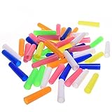 BCP 50pcs Random Color Plastic Pencil Cap Pencil Protector