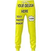 Custom Sweatpants for Men with Text Photo Logo Personalized Pants Add Your Design Customized Long Pants Funny Gifts