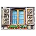 DOORS & WINDOWS postcard set of 20. Post card variety pack with door and window theme postcards. Made in USA.