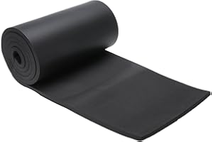 Potlimepan EPDM Non-Adhesive Sponge Foam Roll, Perfect Cosplay Padding, DIY Project Sheet, Multi-Function Soundproof Foam Sheet, Easy to Cut (1/4" T x 13" W x 80" L, 1)