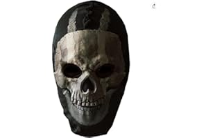 WANDAMAGA Ghost Skull Face Mask All Latex Unisex Windproof Ski Mask Motorcycle Face Masks
