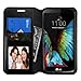 LG K10 Case,LG Premier LTE Case With HD Screen Protector,IDEA LINE(TM) Black Wallet Leather Case Premium Pouch ID Credit Card Cover Flip Folio Book Style with Money Slot + Stylus Pen